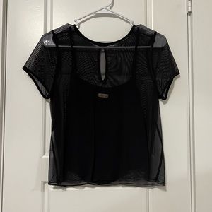 Hollister Mesh Top With Camisole